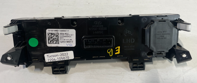 Load image into Gallery viewer, 22-24 HYUNDAI TUCSON DASH A/C HEATER CLIMATE CONTROL PANEL SWITCH 2.5L # 105070
