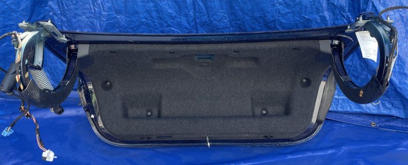Load image into Gallery viewer, BMW G82 M4 COUPE TRUNK DECK LID TAIL GATE ASSY W/ SPOILER BLUE C3Z 21-25 #105749
