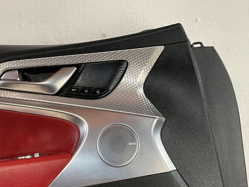 Load image into Gallery viewer, 2022 - 2023 GENESIS G70 FRONT LEFT DRIVER SIDE DOOR TRIM PANEL BLACK # 101089

