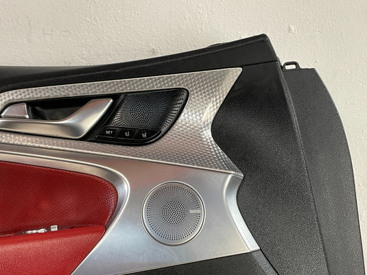 2022 - 2023 GENESIS G70 FRONT LEFT DRIVER SIDE DOOR TRIM PANEL BLACK