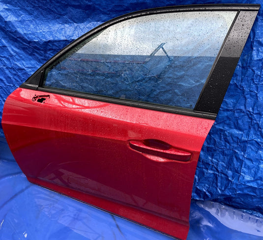 ACURA INTEGRA FRONT LEFT DRIVER SIDE DOOR ASSEMBLY RED (R568P) 2023-2025