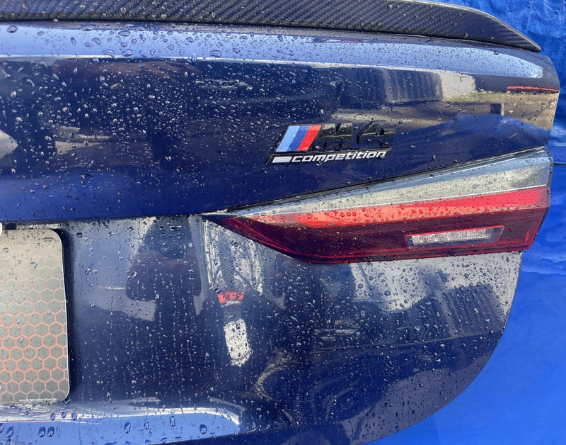 Load image into Gallery viewer, BMW G82 M4 COUPE TRUNK DECK LID TAIL GATE ASSY W/ SPOILER BLUE C3Z 21-25 #105749
