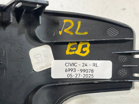 22-25 HONDA CIVIC REAR LEFT DRIVER SIDE POWER DOOR WINDOW SWITCH BEZEL