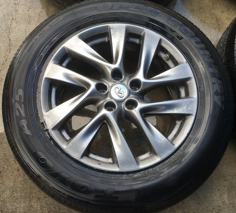 Load image into Gallery viewer, INFINITI JX35 QX60 18" INCH WHEEL RIMS W/ TIRES (SET OF 4) 2013-2016 # ML7-WH381
