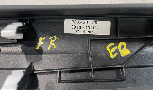2019-2024 ACURA RDX RIGHT PASSENGER SIDE DASH MOLDING TRIM COVER PANEL