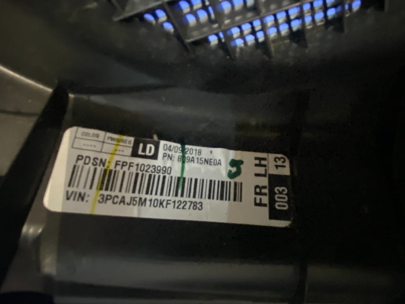 Load image into Gallery viewer, 2019 - 2020 INFINITI QX50 FRONT LEFT DRIVER SIDE DOOR TRIM PANEL # 76522
