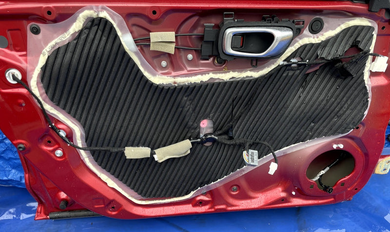 Load image into Gallery viewer, ACURA INTEGRA FRONT LEFT DRIVER SIDE DOOR ASSEMBLY RED (R568P) 2023-2025 #106747
