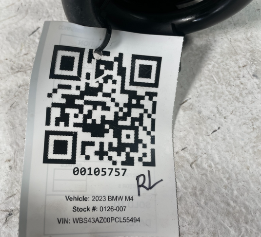 2021-2025 BMW G82 M4 REAR LEFT OR RIGHT SIDE SUSPENSION COIL SPRING