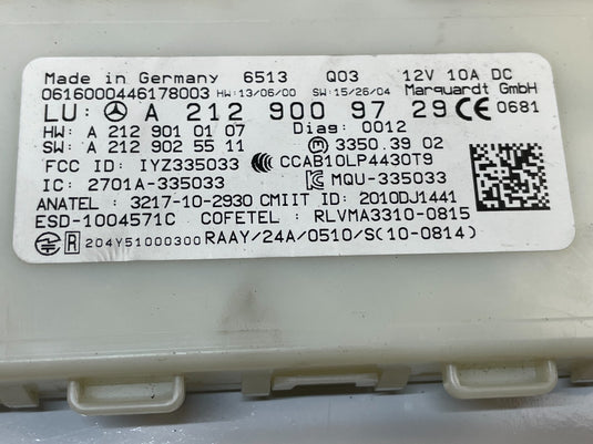 2017 - 2019 INFINITI QX30 KEYLESS ENTRY CONTROL MODULE UNIT 28595-5DC0A