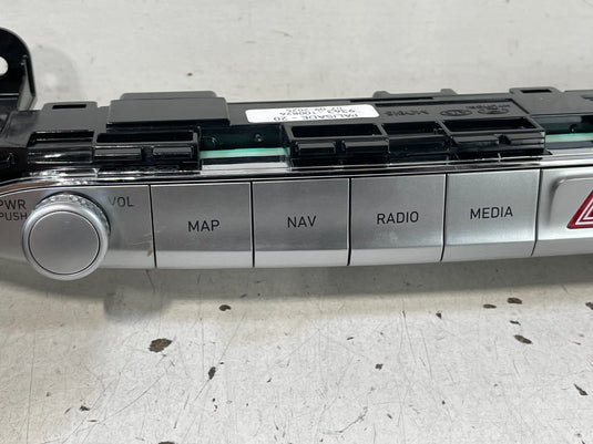 2020-22 HYUNDAI PALISADE RADIO AUDIO MEDIA CONTROL SWITCH PANEL W/ NAV