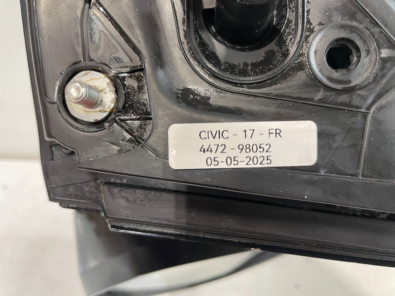 Load image into Gallery viewer, 17-18 HONDA CIVIC HATCHBACK RIGHT SIDE VIEW DOOR MIRROR W/O CAMERA GRAY # 98052

