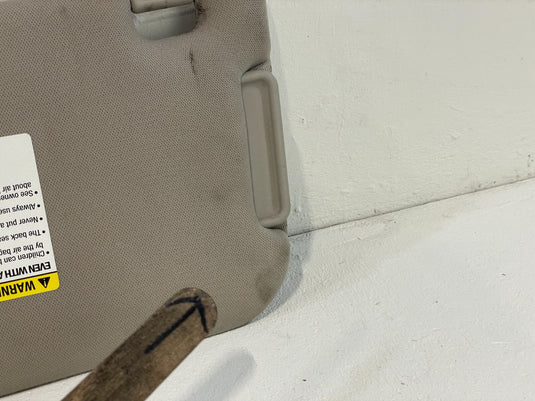 INFINITI JX35 QX60 RIGHT PASSENGER SIDE SUNVISOR SUN VISOR 96400-9PB0A