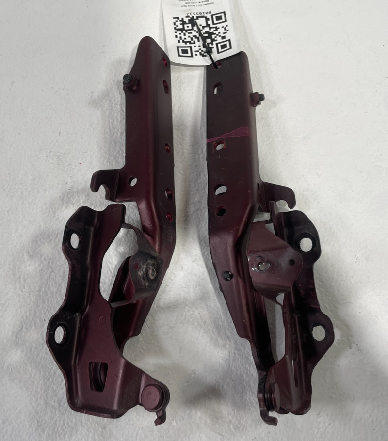 Load image into Gallery viewer, 2019-2025 ACURA RDX FRONT LEFT &amp; RIGHT SIDE HOOD BONNET HINGES PAIR RED # 105537
