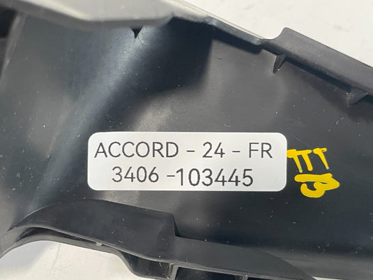 2023-2025 HONDA ACCORD FRONT RIGHT SIDE VENT COWL TRIM PANEL COVER BLACK