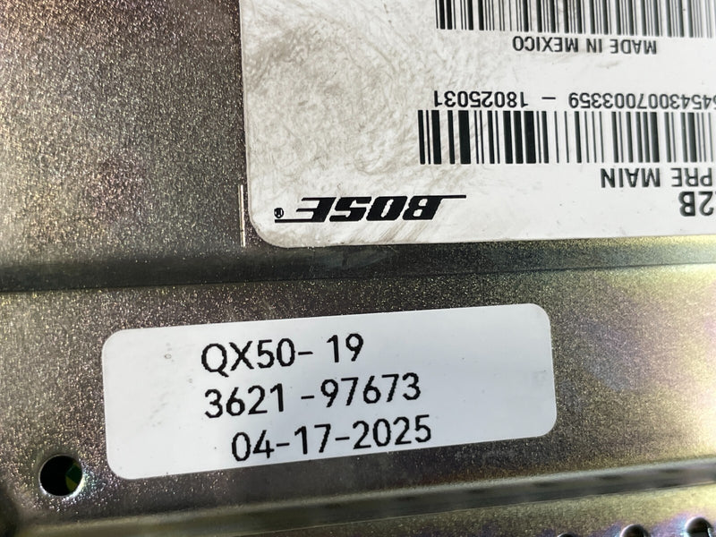 Load image into Gallery viewer, 2019 - 2020 INFINITI QX50 BOSE RADIO AUDIO AMP AMPLIFIER 28061-5NZ2B # 97673
