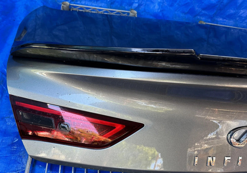 Load image into Gallery viewer, INFINITI Q60 COUPE TRUNK LID DECK TAIL GATE HATCH GRAY (KAD) 17-20 # OR15-TRC337
