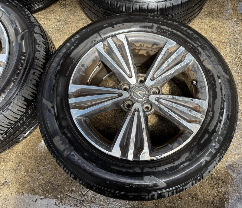 Load image into Gallery viewer, ACURA MDX 18x8 3 SLIT 5 SPOKE ALLOY WHEEL W/TIRE (SET#4) 2017-2018 # ML7-WH1306
