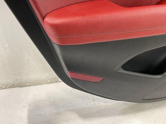 2022 - 2023 GENESIS G70 REAR LEFT DRIVER SIDE DOOR TRIM PANEL BLACK