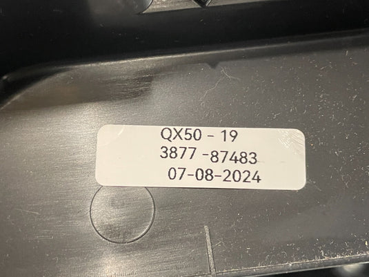 2019 - 2020 INFINITI QX50 DASH BOARD DASHBOARD INSTRUMENT PANEL ASSEMBLY