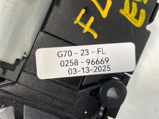 2022-2024 GENESIS G70 FRONT LEFT SUNROOF SUN ROOF WINDOW GLASS MOTOR