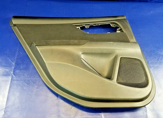 13-15 NISSAN ALTIMA REAR LEFT DRIVER SIDE INSIDE DOOR TRIM PANEL BLACK