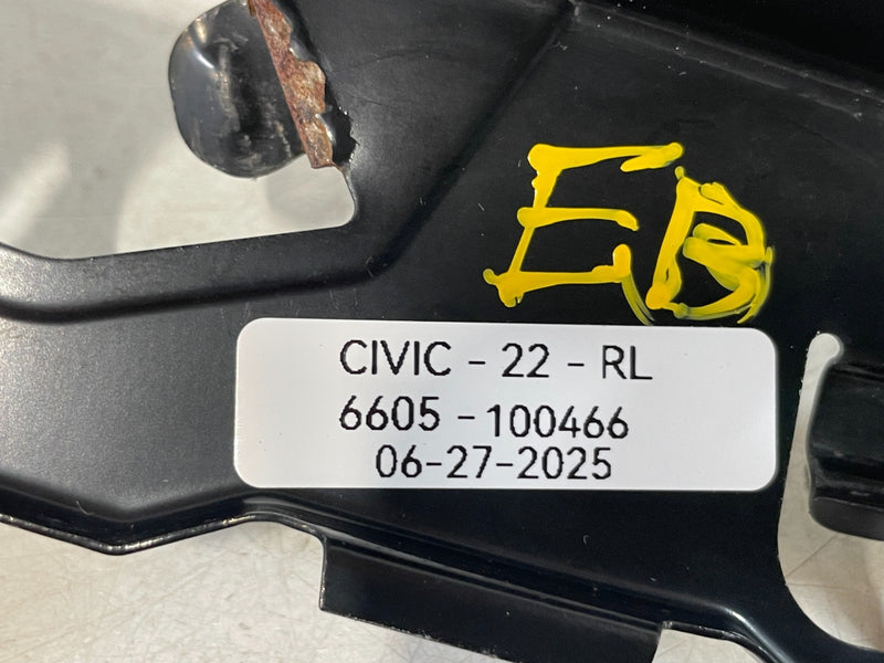 Load image into Gallery viewer, 2022 - 2025 HONDA CIVIC REAR LEFT DRIVER SIDE BUMPER SUPPORT BRACKET # 100466
