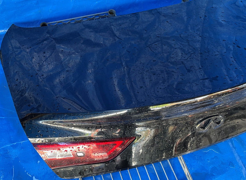 Load image into Gallery viewer, 2017-2020 INFINITI Q60 COUPE TRUNK LID DECK TAIL GATE HATCH BLACK # MR15-TRC254
