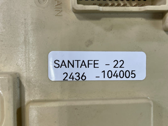 2021-2023 HYUNDAI SANTA FE DASH DASHBOARD FUSE RELAY JUNCTION BOX BLOCK