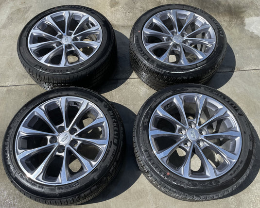 CADILLAC CT5 18x8.5 ALLOY 10 SPOKE ALLOY WHEEL W/TIRE (SET#4) 20-24 # ML7-WH1330
