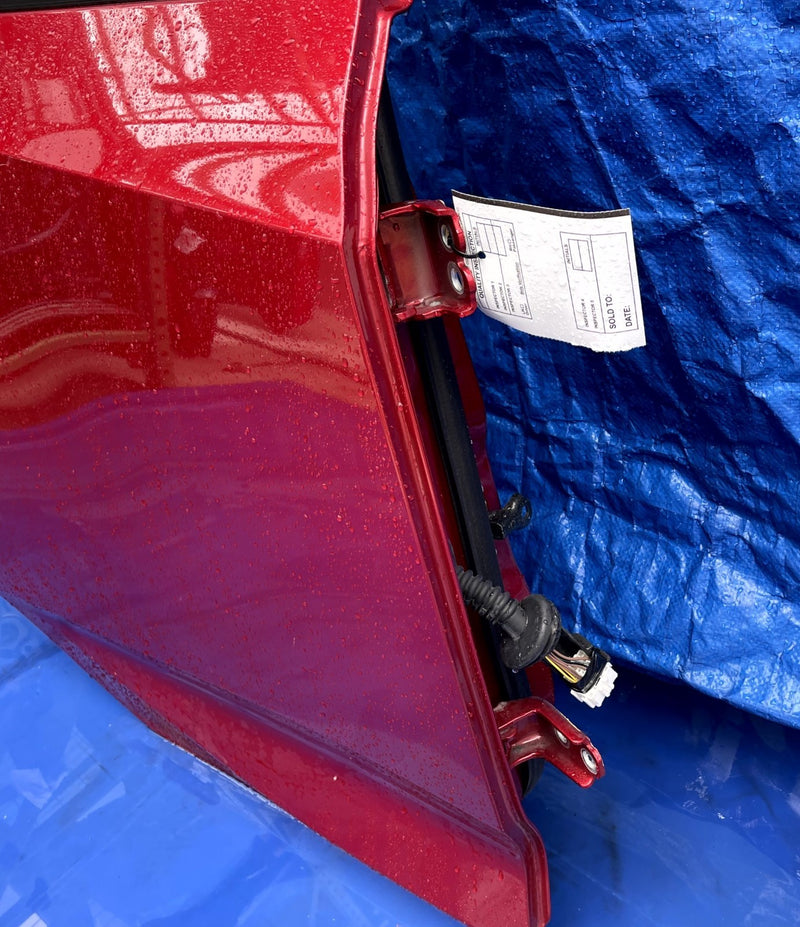 Load image into Gallery viewer, ACURA INTEGRA REAR RIGHT PASSENGER SIDE DOOR ASSEMBLY RED (R568P) 23-25 # 106749
