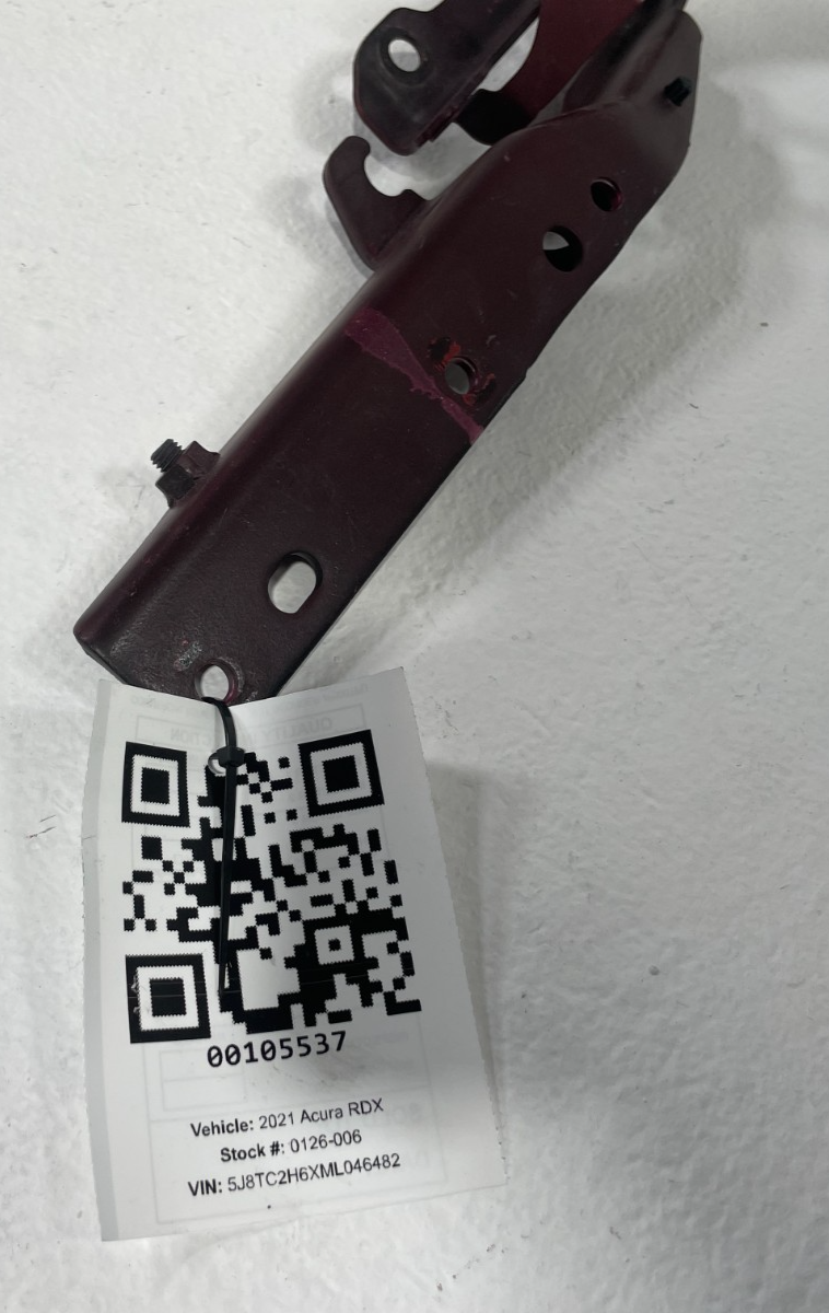 Load image into Gallery viewer, 2019-2025 ACURA RDX FRONT LEFT &amp; RIGHT SIDE HOOD BONNET HINGES PAIR RED # 105537
