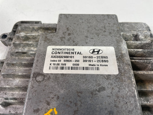 2019-2021 GENESISI G70 RWD ENGINE CONTROL MODULE W/ KEY FOB 39161-2CBN0