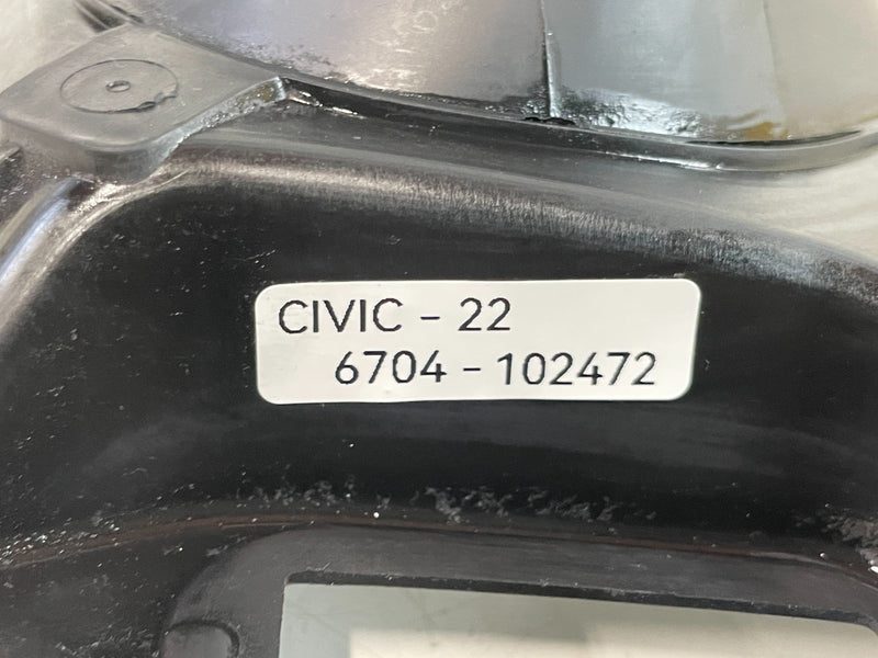 Load image into Gallery viewer, 2022-2025 HONDA CIVIC FUEL TANK FILLER POCKET HOUSING ADAPTER COVER # 102472
