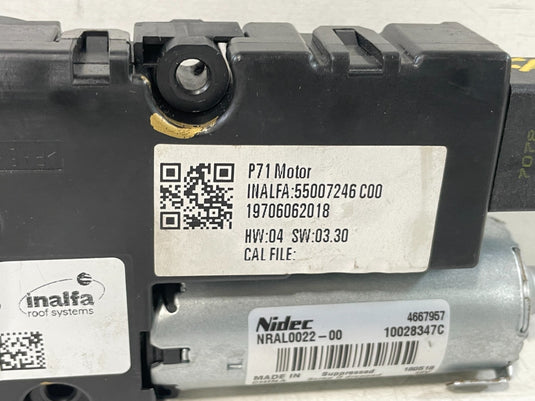 2019 - 2023 INFINITI QX50 SUNROOF SUN ROOF MOON ROOF MOTOR 2.0L
