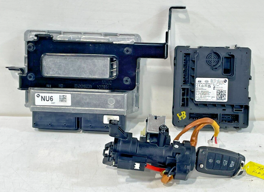 21-23 HYUNDAI ELANTRA SE ENGINE & BODY CONTROL MODULE ECM BCM W/ KEY FOB