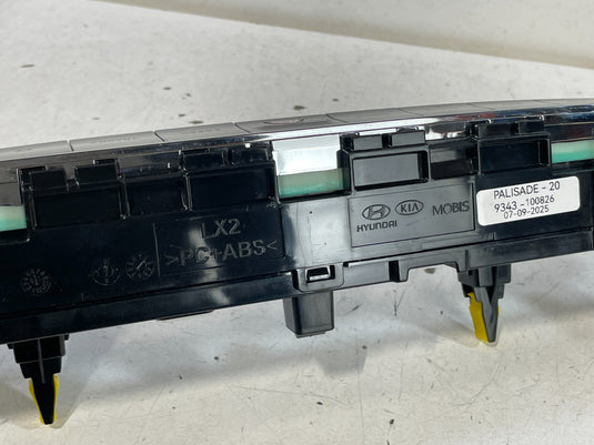 2020-22 HYUNDAI PALISADE RADIO AUDIO MEDIA CONTROL SWITCH PANEL W/ NAV