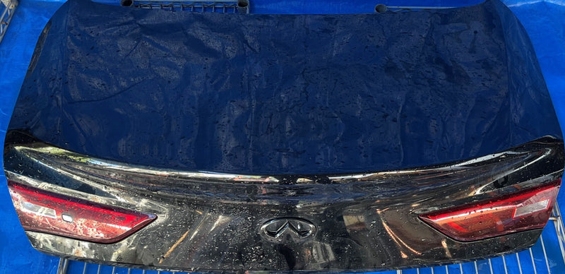 Load image into Gallery viewer, 2017-2020 INFINITI Q60 COUPE TRUNK LID DECK TAIL GATE HATCH BLACK # MR15-TRC254
