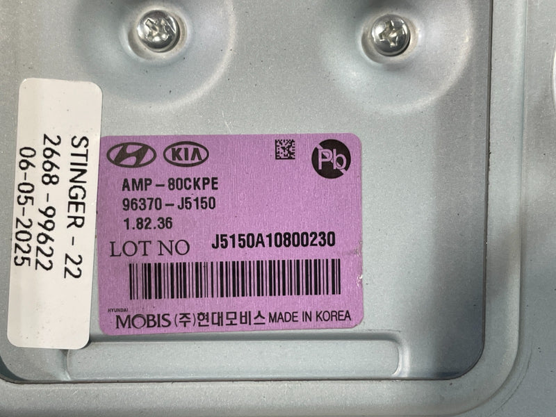 Load image into Gallery viewer, KIA STINGER GT-LINE ENGINE &amp; TRANS CONTROL MODULE &amp; AUDIO AMP W/ KEY FOB #99622

