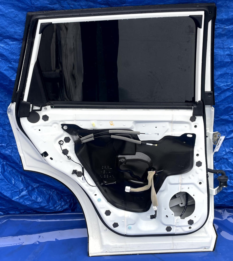 Load image into Gallery viewer, NISSAN ROGUE REAR LEFT DRIVER SIDE DOOR ASSEMBLY WHITE (QAK) 2021-2025 # 106874
