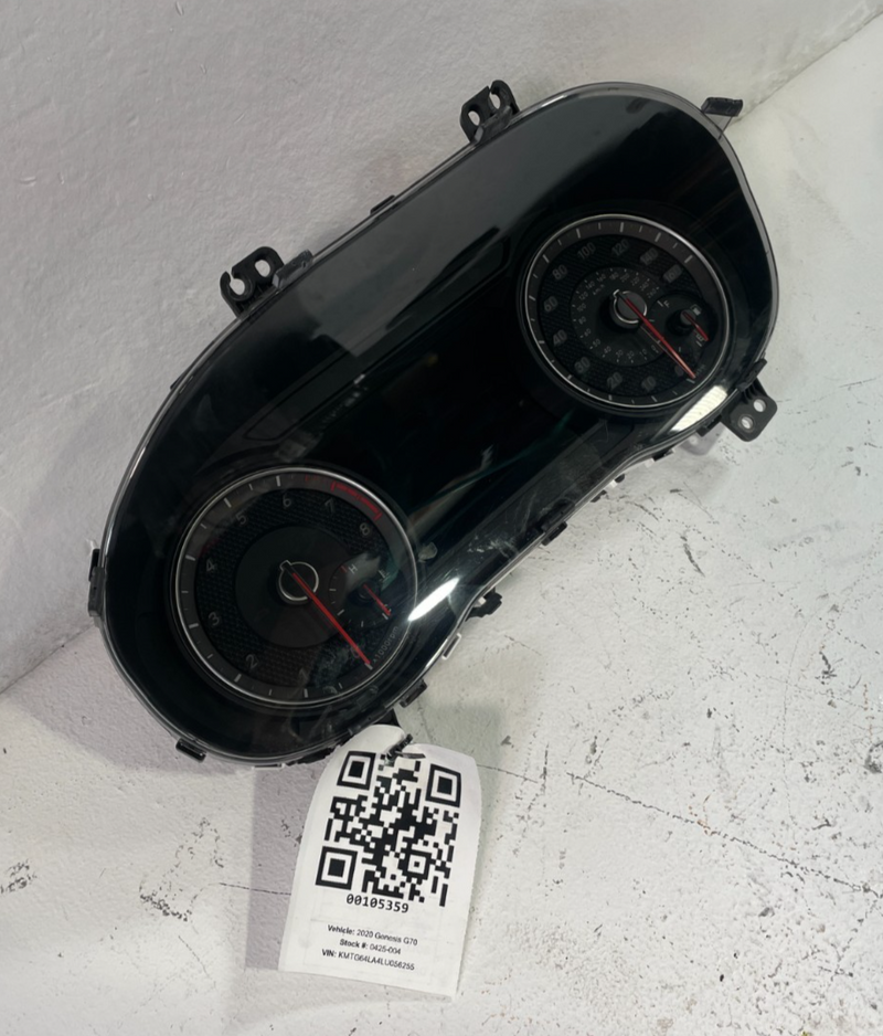 Load image into Gallery viewer, 19-21 GENESIS G70 SPEEDOMETER INSTRUMENT CLUSTER MPH 71K MILES 2.0L # 105359
