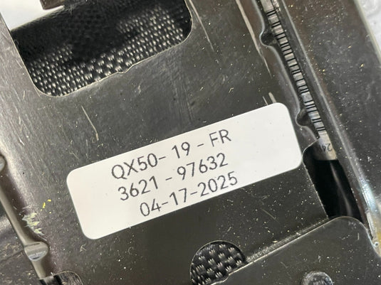 2019 - 2020 INFINITI QX50 FRONT RIGHT PASSENGER SIDE SEAT BELT RETRACTOR