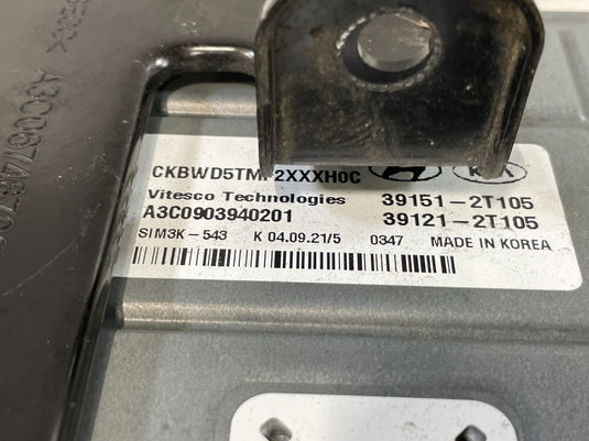 KIA STINGER GT-LINE ENGINE & TRANS CONTROL MODULE & AUDIO AMP W/ KEY FOB