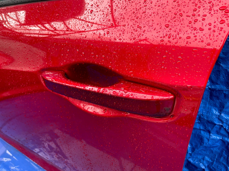 Load image into Gallery viewer, ACURA INTEGRA FRONT LEFT DRIVER SIDE DOOR ASSEMBLY RED (R568P) 2023-2025 #106747
