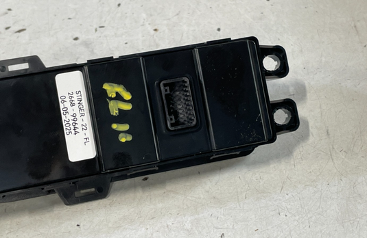 2022-2023 KIA STINGER FRONT LEFT DRIVER SIDE MASTER DOOR WINDOW SWITCH