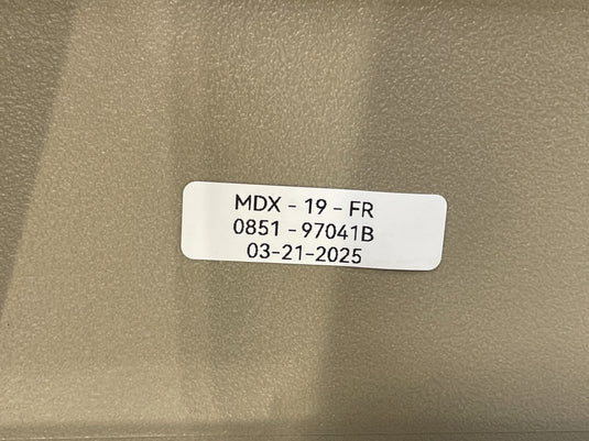 2017 - 2020 ACURA MDX FRONT RIGHT PASSENGER SIDE SUNVISOR SUN VISOR