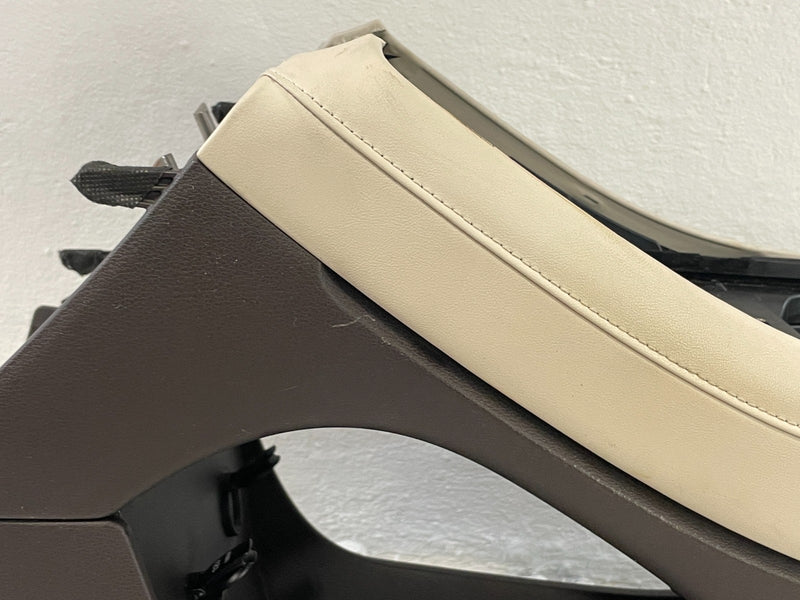 Load image into Gallery viewer, 20 - 22 HYUNDAI PALISADE CENTER CONSOLE FRAME BASE W/ CUP HOLDER BEIGE 100286
