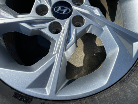 HYUNDAI TUCSON 17x7 5 SPOKE ALLOY WHEEL W/TIRE (ONLY#1) 2022-2024 # ML7-WH1333