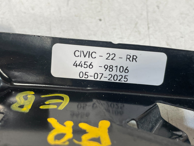Load image into Gallery viewer, 2022 - 2025 HONDA CIVIC REAR RIGHT PASSENGER SIDE BUMPER SUPPORT BRACKET # 98106
