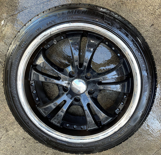 ⭐⭐ FOR 2005 NISSAN 350Z VISION 18" WHEEL RIM W/ TIRE (ONLY 1)