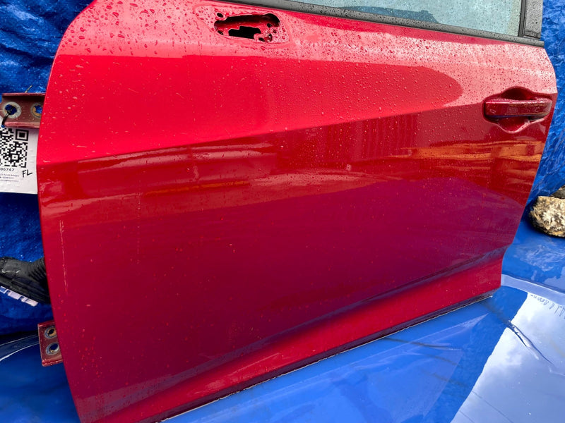 Load image into Gallery viewer, ACURA INTEGRA FRONT LEFT DRIVER SIDE DOOR ASSEMBLY RED (R568P) 2023-2025 #106747

